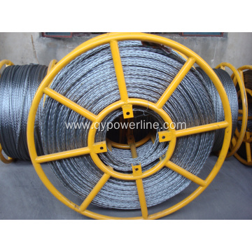 Anti twisting braided steel wire rope